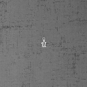 آویز حروف نقره PN-U، فروشگاه نقره اسپینل