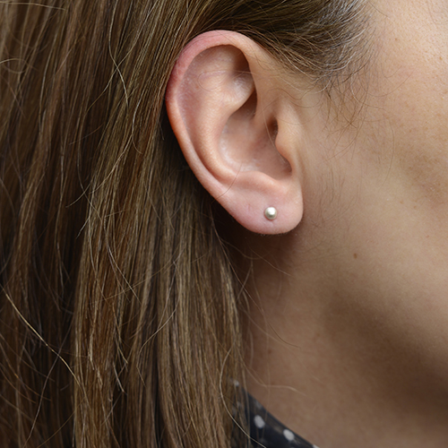 گوشواره تک نقره ER1043 - Image 2