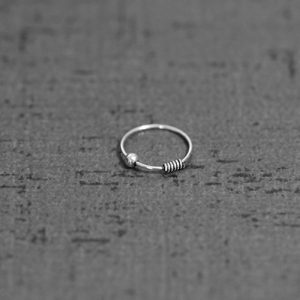 پیرسینگ بینی نقره PR1002