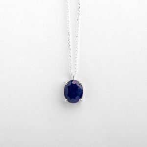 گردنبند نقره یاقوت