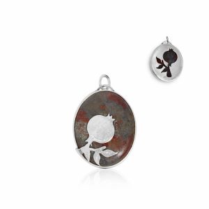 آویز نقره و عقیق